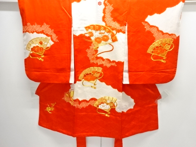 JAPANESE KIMONO / ANTIQUE KIMONO / SILK / EMBROIDERY / SHIBORI / KIKU